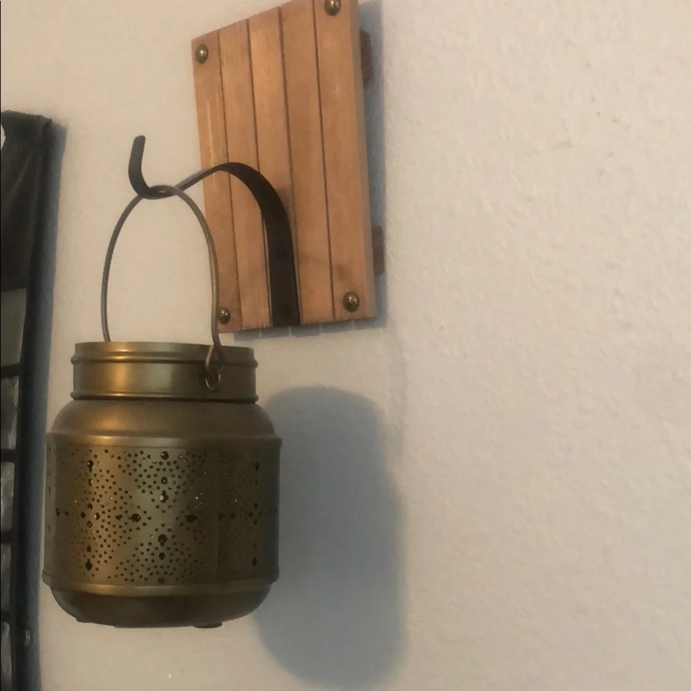Elegant Brass Wall Lantern